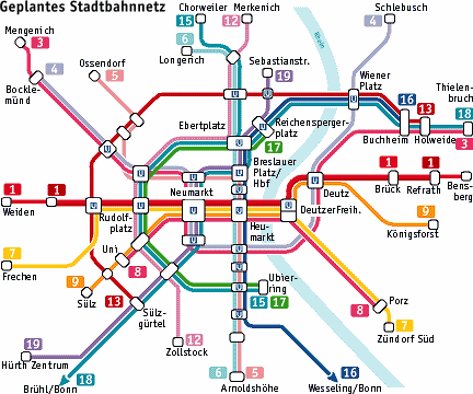 Ubahn Plan Köln